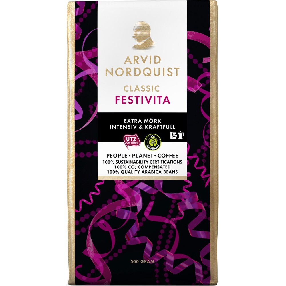 Заварной кофе Arvid Nordquist Classic Festivita Kahvi 500G – купить за 1  296 ₽ с доставкой из Финляндии