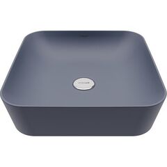 Раковина на столешницу 40*40 см, Creavit UL040 базальт матовый