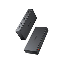 Коммутатор UGREEN CM570 (90514) 4K @ 60Hz HDMI 2.0 1*4 Splitter черный
