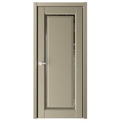 Купить Межкомнатная дверь экошпон винил Эрмитаж 8 серый с зеркалом