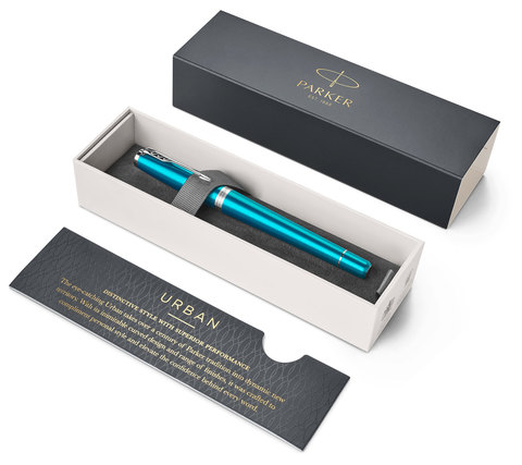 Parker Urban Core - Vibrant Blue CT, перьевая ручка, F