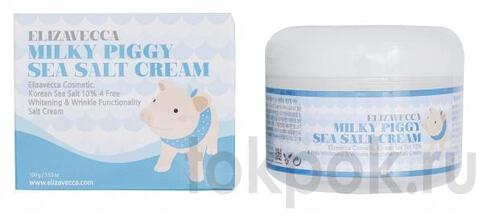Крем для лица Elizavecca Milky Piggy Sea Salt Cream, 100 мл