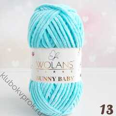 WOLANS BUNNY BABY 100-13, Светлая бирюза