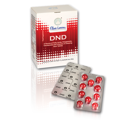 DND таблетки в жевательной резинке
