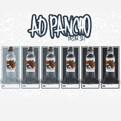 A.D. Pancho Pastel Grey Set (6 пигментов)