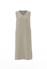 Нона. Платье женское прямое без рукава с разрезами PL-42-5374