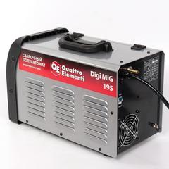 Аппарат полуавтомат. сварки, инвертор QUATTRO ELEMENTI Digi MIG 195 (190 А, ПВ 30%,проволока 0.6 до 1.0 мм (772-609)