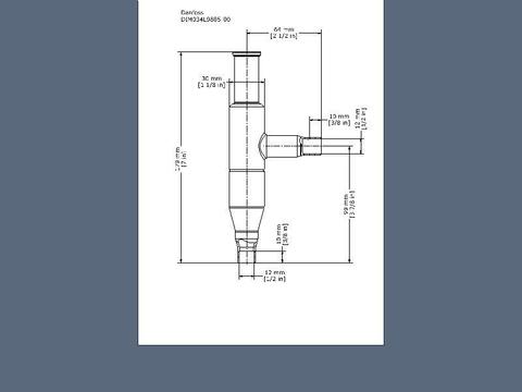 Регулятор давления в картере KVL 12 Danfoss 034L0043