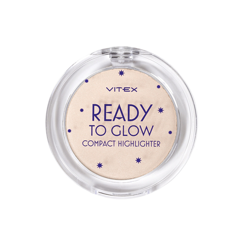 VITEX Хайлайтер компактный READY TO GLOW тон 201 Rose glow