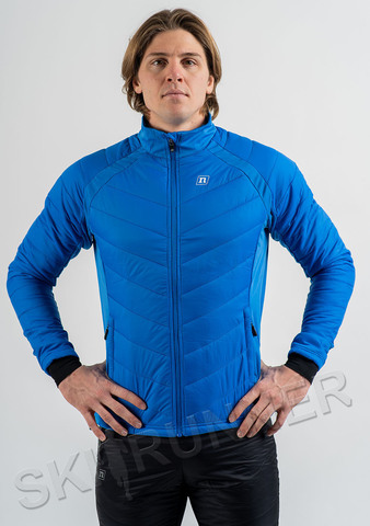 Элитная Тёплая Лыжная Куртка Noname Hybrid Jacket Warm 24 Victoria Blue