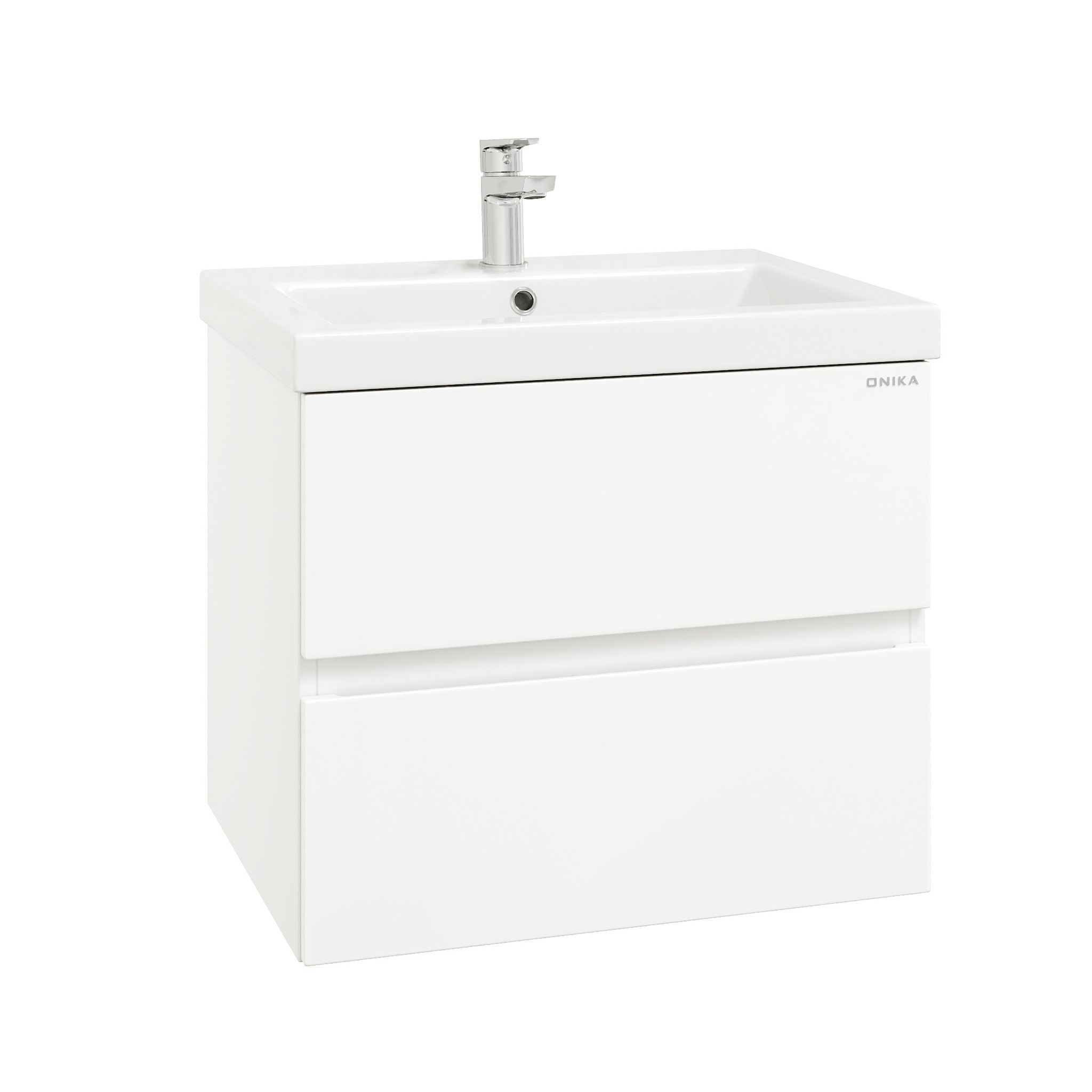 Тумба Onika Эвада 60 подвесная, белая (ум. Миранда 60) – купить за 19 ...