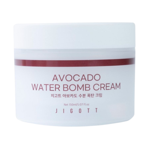 Jigott Avocado Water bomb Cream Крем для лица увлажняющий с авокадо