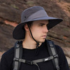 Картинка шляпа Skully Wear Wide Brim grey - 3