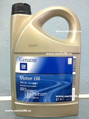 GM Dexos2 Long life 5W30 моторное масло синтетическое 4л