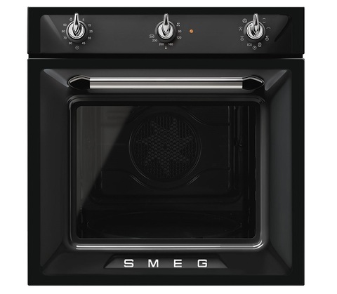 SMEG SF6905N1 Многофункциональный духовой шкаф, 60 см, 6 функций, черный