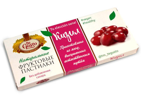 Пастилки из кизила Te Gusto, 40г