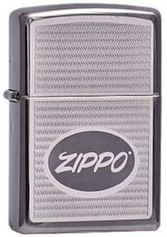 Зажигалка Zippo с покрытием Black Ice, латунь/сталь, чёрная, глянцевая, 36х12х56 мм (150 ZIPPO) | Wenger-Victorinox.Ru