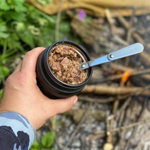 Термос для еды Thermos Армия России Патрон 0.5л. серый (645203)