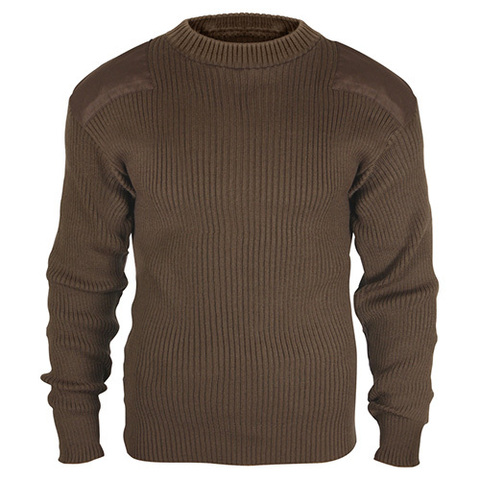 ROTHCO Sweater U.S. ACRYLIC COMMANDO BROWN