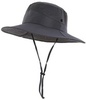Картинка шляпа Skully Wear Wide Brim grey - 4