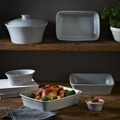 Блюдо для запекания classic kitchen, 18,5х26 см, серое