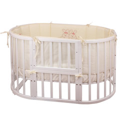 Комплект в кроватку Nuovita "Leprotti", 6 предметов. (caffè / кофейный)