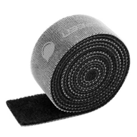 Лента-липучка UGREEN 20mm Cable Tie Band  для стяжки кабелей, 2м LP124, черный