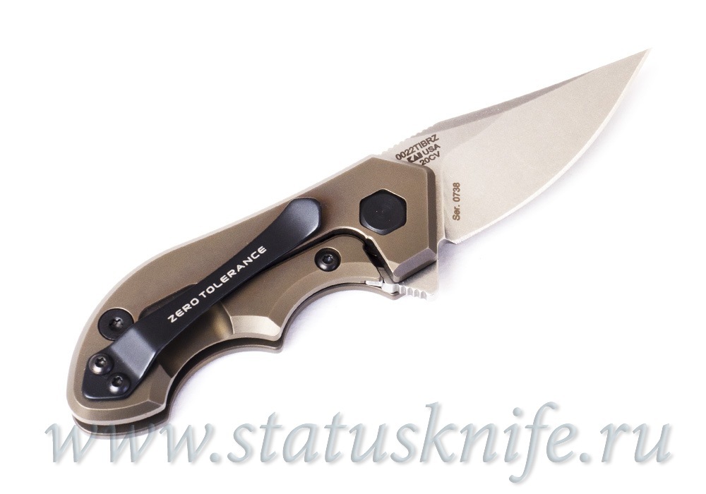 Нож Zero Tolerance 0022TIBRZ CPM 20CV