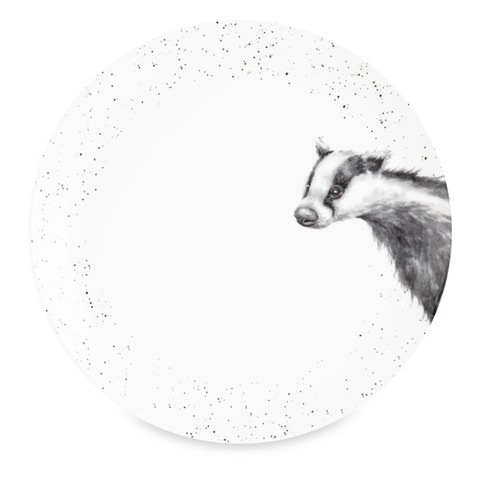 Тарелка обеденная 26.5см Royal Worcester Забавная фауна Барсук