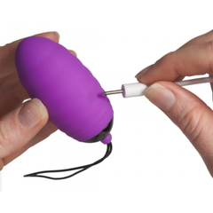 Виброяйцо Ocean Breeze 2.0 с пультом ДУ фиолетовое от Adrien Lastic