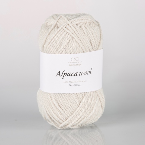 Пряжа Infinity Alpaca Wool 2320 мел