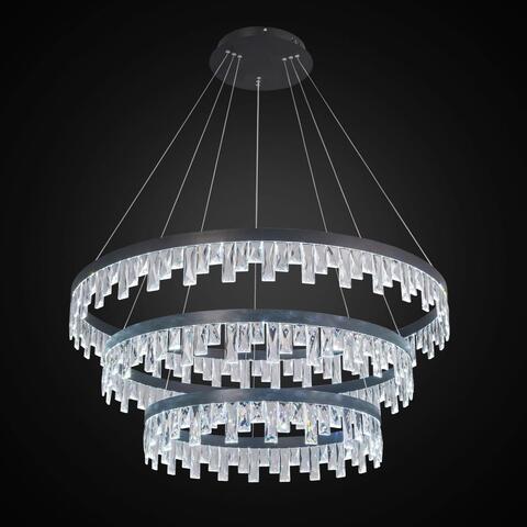 Подвесная светодиодная люстра Citilux Celeste Nero EL320P120.1