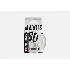 Презервативы экстремально тонкие Maxus Extra Thin 003, 3 шт.