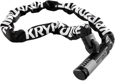 Картинка замок велосипедный Kryptonite Kryptolok 912 Combination Integrated Chain (9.5mm x 120см)  - 1