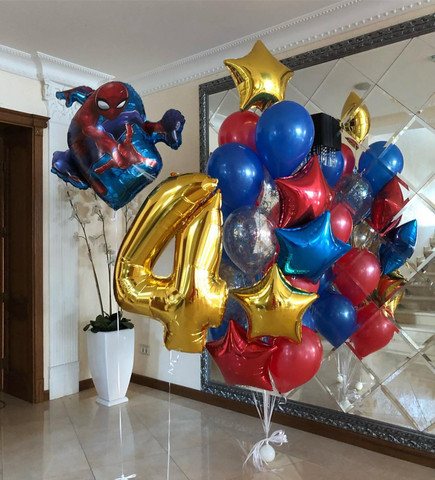 Набор воздушных шаров Человек-паук на Дне рождения