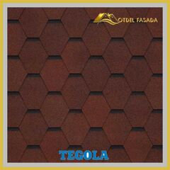 Гибкая черепица TEGOLA GARDA Rosso 409 2,86м2