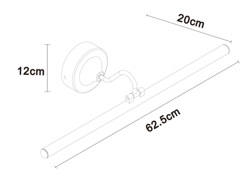 Подсветка декоративная Arte Lamp Sol A7912AP-1BK