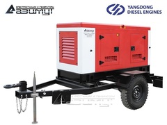 Дизельный генератор Азимут ЭД-50С-Т400-2РКМ55 Yangdong на шасси в кожухе с автозапуском