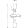 Lemark LM8078C Стойка душевая, высота 74см, нерж. сталь/хром, блистер