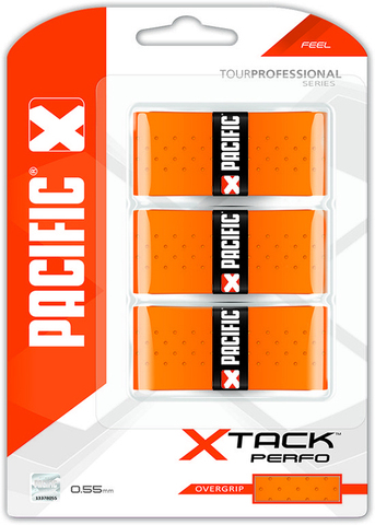 Намотки теннисные Pacific X Tack Perfo orange 3P