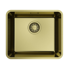 Omoikiri 4997403 кухонная мойка Omi 43-U/I Ultra Mini-LG нерж. сталь/светлое золото фото