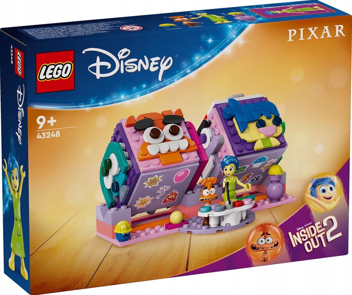 Конструктор LEGO Disney - Inside Out 2 кубики эмоций - Лего Дисней 43248  купить в Москве | Доставка по России.