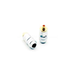 Разъем MMCX (штекер) для наушников Shure SE215, SE535, UE900, FX110N3AP (Серебро)