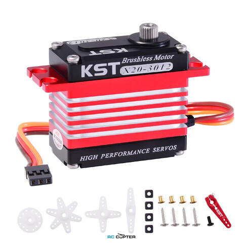 Сервопривод KST X20-3012 (25-35 кг/см, 0.11-0.15 сек/60°, 72г)
