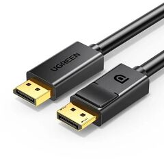 Кабель UGREEN DP102 (10213) DP Male to Male Cable, 5 м, черный