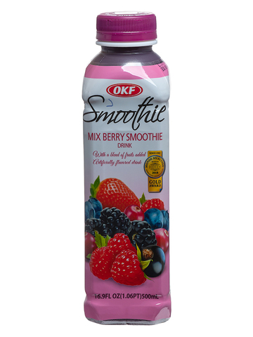 Напиток смузи Smoothie MIX BERRY (смесь ягод), OKF, п/бут, 500 мл