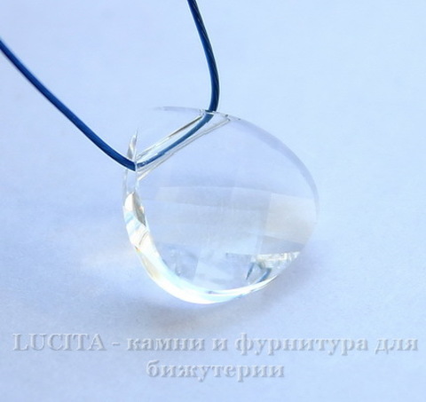 6012 Подвеска Сваровски Flat Briolette Crystal (11x10 мм)