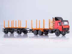 MAZ-6303 log truck with trailer MAZ-83781 1:43 Start Scale Models (SSM)