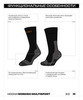 Теплые носки MultiSport Black/Orange