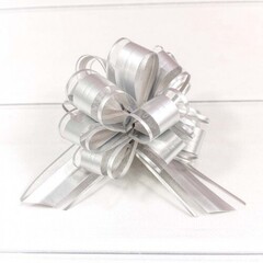 
          Бант Для Упаковки Подарка Ажурный 3 Х 3 См (серебро)